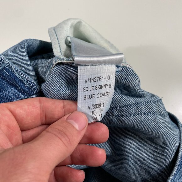 John Elliott x GAP GQ JE Skinny S Blue Coast Jeans mens size 30x30 - Picture 7 of 9